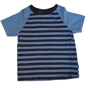 Kids Striped Blue and Black T-Shirt